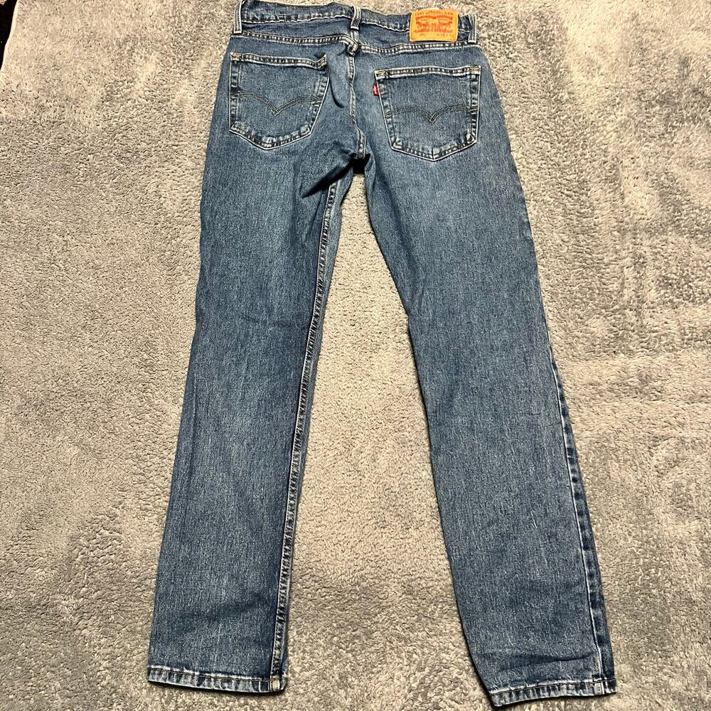 Levi’s 502 Jeans Men’s 31 x32 Blue Medium Wash Denim Regular Taper Fit Stretch